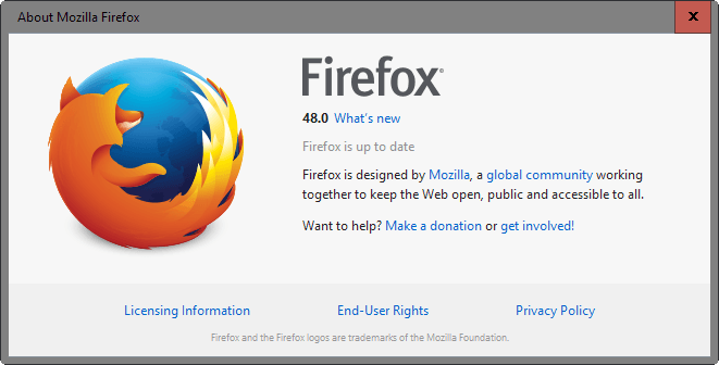 Download old version of firefox